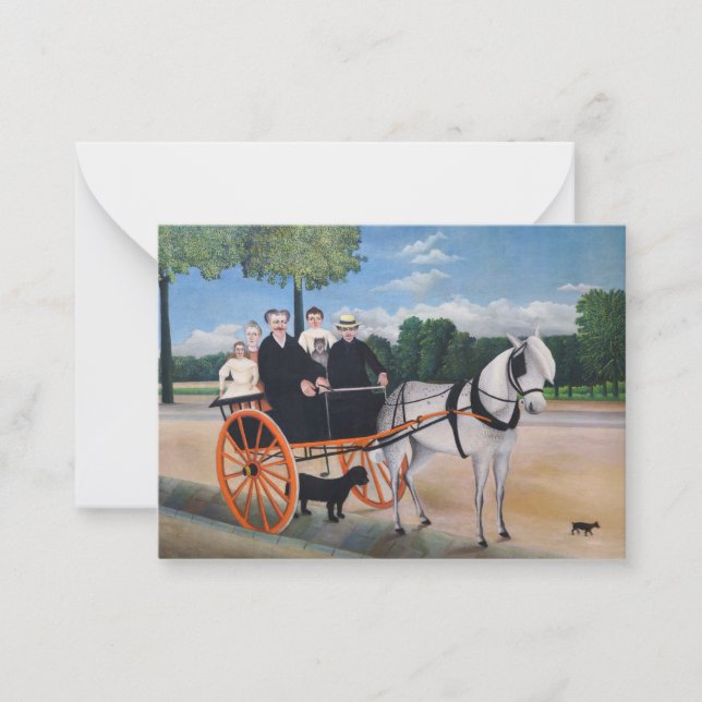 Henri Rousseau - La Carriole du pere Junier Card (Front)