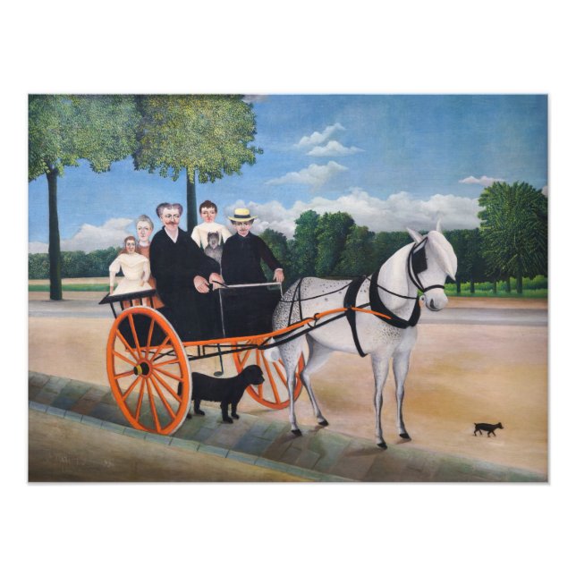 Henri Rousseau - La Carriole du pere Junier Photo Print (Front)