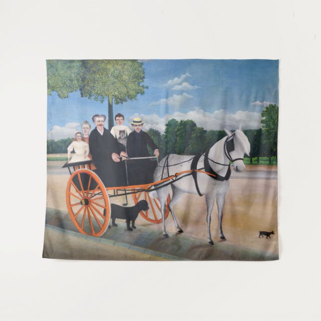 Henri Rousseau - La Carriole du pere Junier Tapestry (Front (Horizontal))