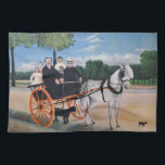 Henri Rousseau - La Carriole du pere Junier Tea Towel<br><div class="desc">La Carriole du pere Junier / Old Junier's Cart - Henri Rousseau (aka Douanier Rousseau),  1908</div>