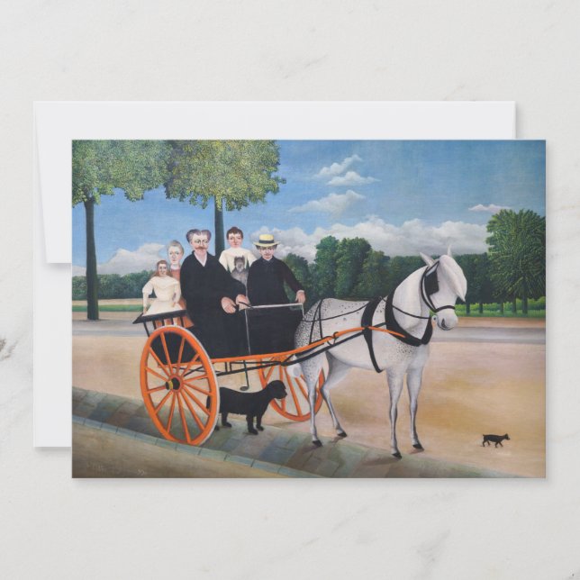 Henri Rousseau - La Carriole du pere Junier Thank You Card (Front)