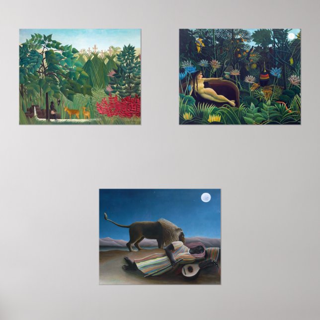 Henri Rousseau - Masterpieces Selection (Front)