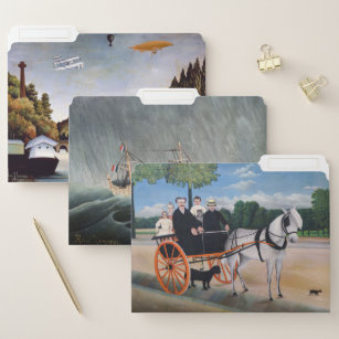 Henri Rousseau - Masterpieces Selection File Folder
