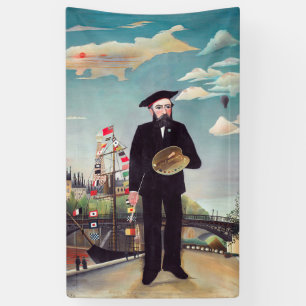 Henri Rousseau - Myself Portrait-Landscape Banner