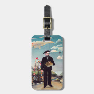 Henri Rousseau - Myself Portrait-Landscape Luggage Tag