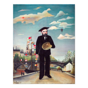 Henri Rousseau - Myself Portrait-Landscape Photo Print