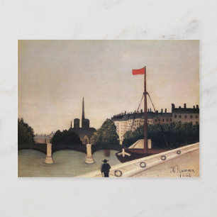 Henri Rousseau- Notre Dame View of Ile Saint Louis Postcard