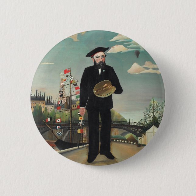 Henri Rousseau Painting 6 Cm Round Badge (Front)