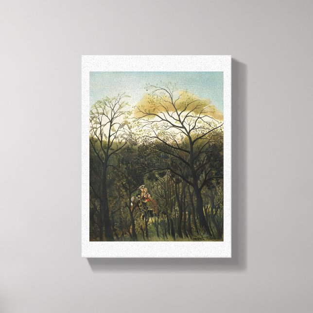 Henri Rousseau painting Canvas Print (Front)