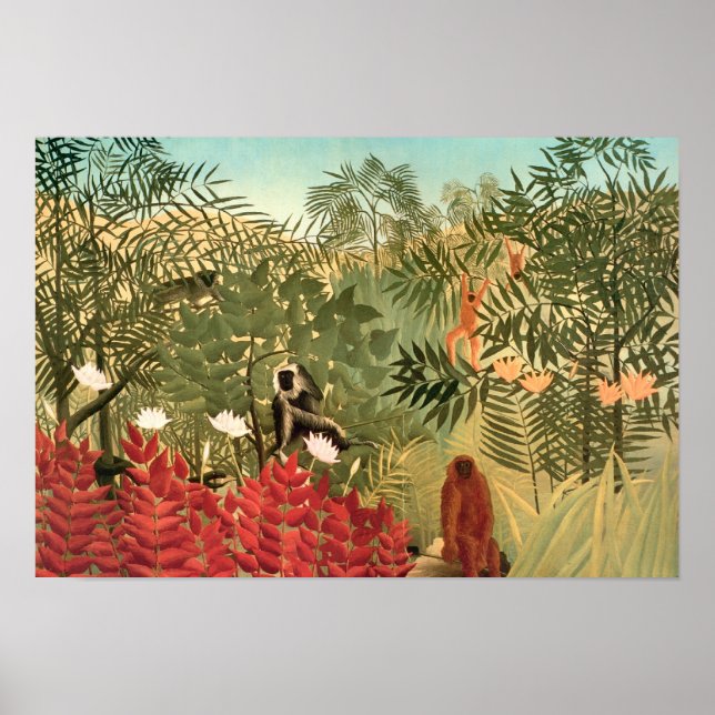 Henri Rousseau Painting Poster (Front)