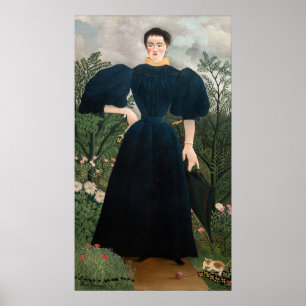 Henri Rousseau - Portrait of Madame M. Poster