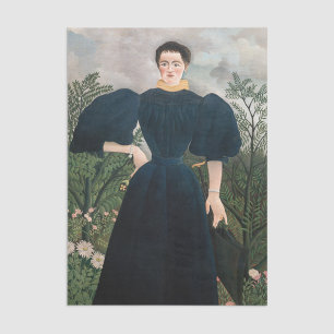 Henri Rousseau - Portrait of Madame M. Tissue Paper