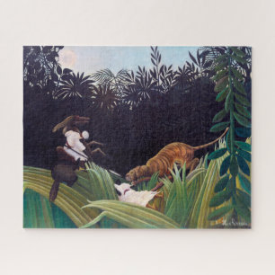 Henri Rousseau - Scouts Attacked by a Tiger Jigsaw Puzzle