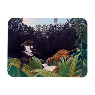 Henri Rousseau - Scouts Attacked by a Tiger Magnet