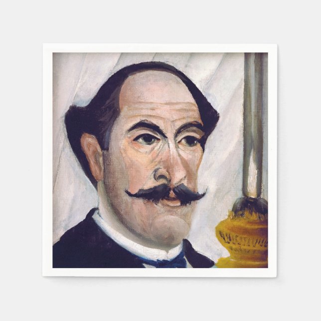 Henri Rousseau - Self Portrait Napkin (Front)