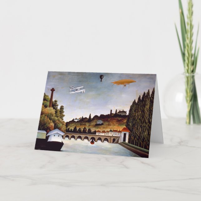 Henri Rousseau - Sevres bridge & hills of Clamart Card (Front)