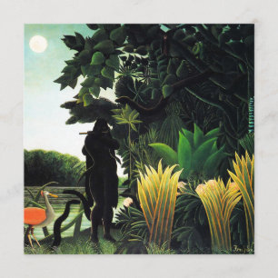 Henri Rousseau Snake Charmer Invitations
