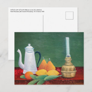 Henri Rousseau - Still Life with Coffee Pot Postcard