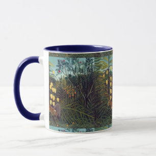 Henri Rousseau Struggle between Tiger and Bull Mug