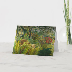 Henri Rousseau - Surprised! Card