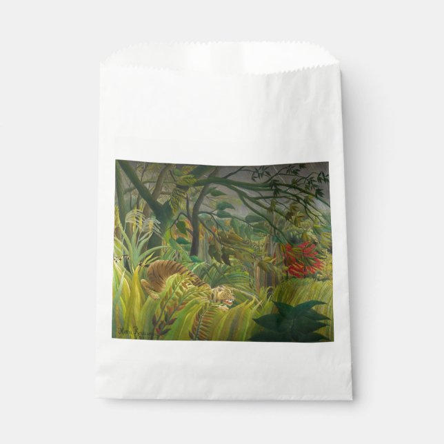 Henri Rousseau - Surprised! Favour Bags (Front)