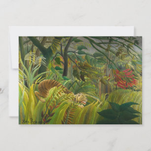 Henri Rousseau - Surprised! Thank You Card