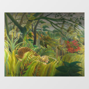 Henri Rousseau - Surprised! Window Cling