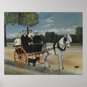 Henri Rousseau - The Carriage of Fr. Junier Poster