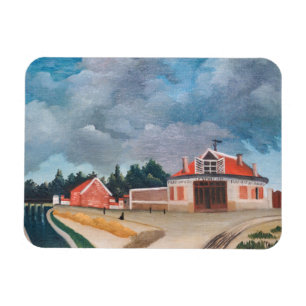 Henri Rousseau - The Chair Factory Magnet