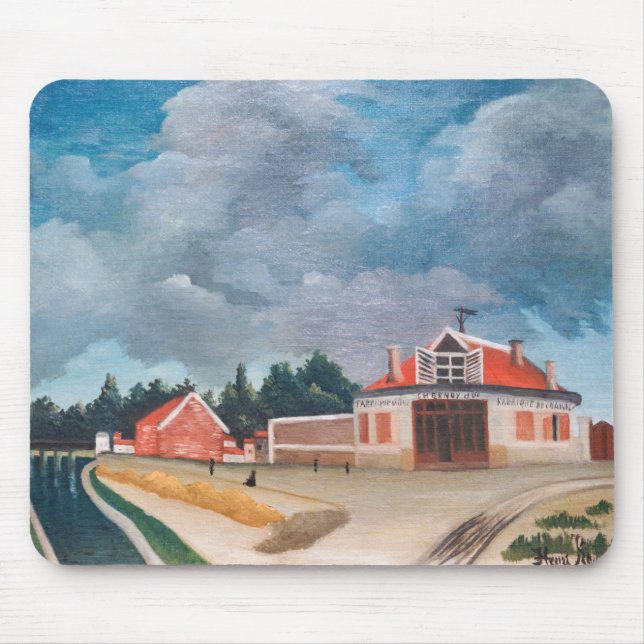 Henri Rousseau - The Chair Factory Mouse Mat (Front)