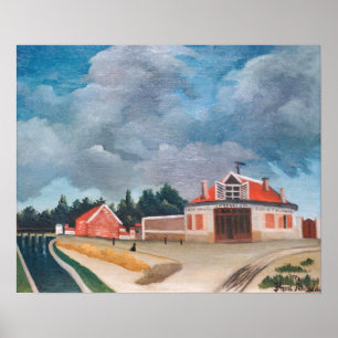 Henri Rousseau - The Chair Factory Poster