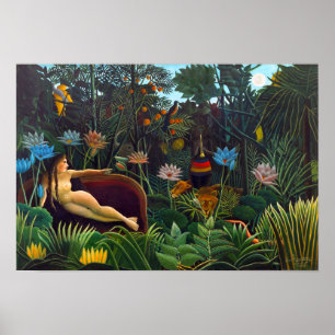 Henri Rousseau The dream 1910 (Standard frame) Poster