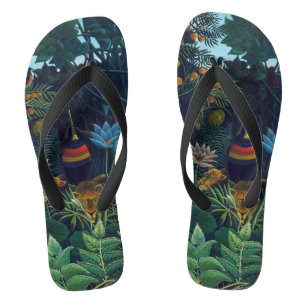 Henri Rousseau - The Dream / Le Reve Flip Flops