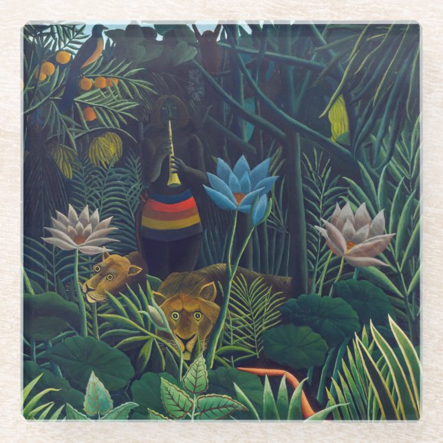 Henri Rousseau - The Dream / Le Reve Glass Coaster (Front)