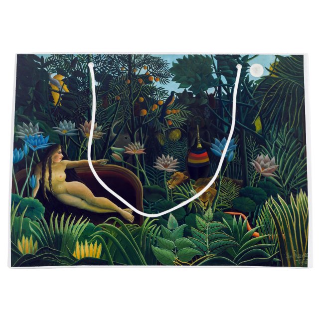 Henri Rousseau - The Dream / Le Reve Large Gift Bag (Front)