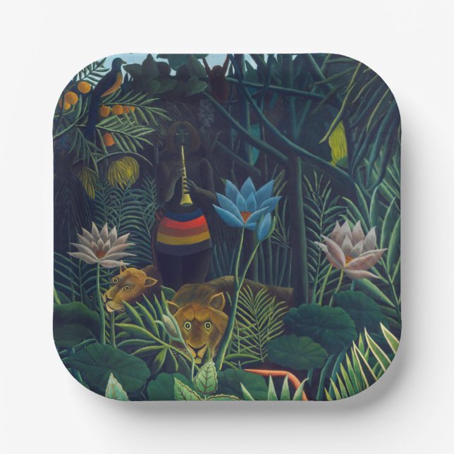 Henri Rousseau - The Dream / Le Reve Paper Plate (Front)