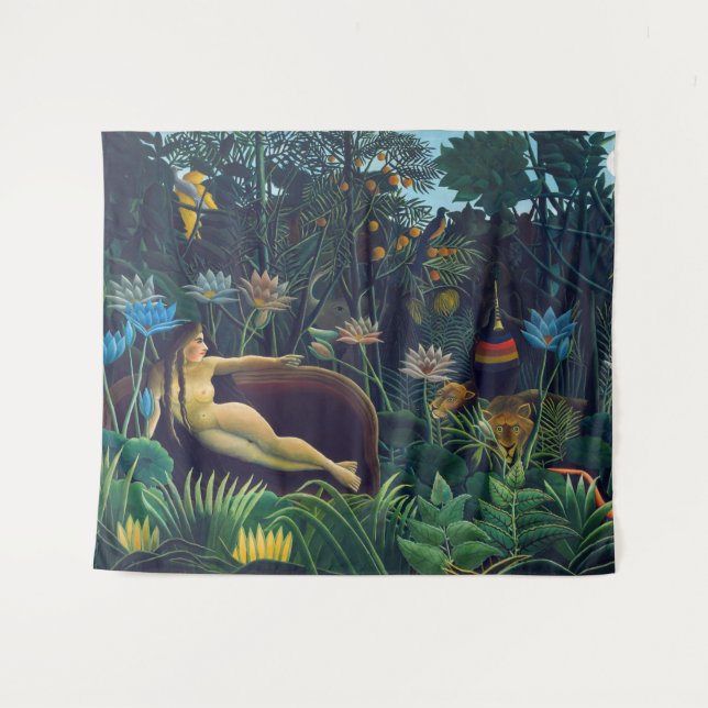Henri Rousseau - The Dream / Le Reve Tapestry (Front (Horizontal))