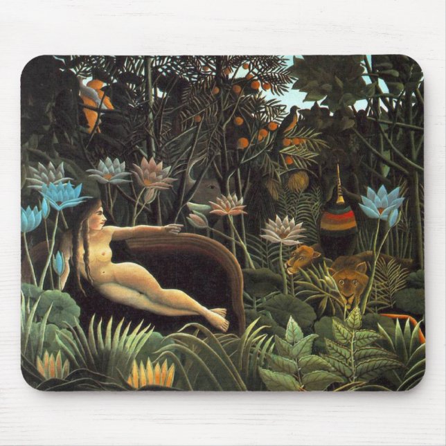 Henri Rousseau - The Dream Mouse Mat (Front)