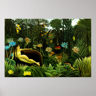 Henri Rousseau The Dream Poster