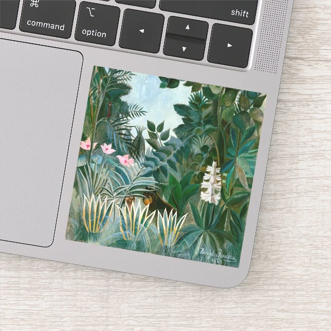 Henri Rousseau - The Equatorial Jungle (Detail)