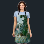 Henri Rousseau - The Equatorial Jungle Apron<br><div class="desc">The Equatorial Jungle / La Jungle equatoriale - Henri Rousseau (aka Douanier Rousseau),  1909</div>