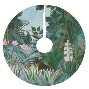 Henri Rousseau - The Equatorial Jungle Brushed Polyester Tree Skirt