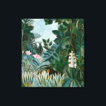 Henri Rousseau - The Equatorial Jungle Canvas Print<br><div class="desc">The Equatorial Jungle / La Jungle equatoriale - Henri Rousseau (aka Douanier Rousseau),  1909</div>