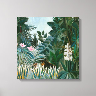 Henri Rousseau - The Equatorial Jungle Canvas Print