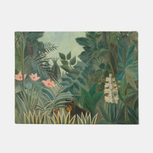Henri Rousseau The Equatorial Jungle Doormat
