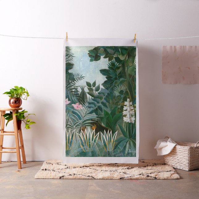 Henri Rousseau - The Equatorial Jungle Fabric (In Situ)