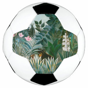 Henri Rousseau - The Equatorial Jungle Football