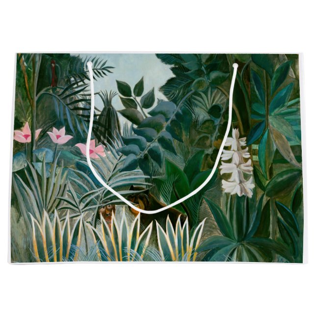 Henri Rousseau - The Equatorial Jungle Large Gift Bag (Front)