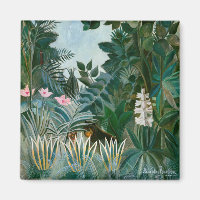 Henri Rousseau - The Equatorial Jungle