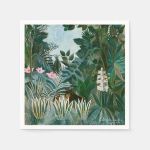Henri Rousseau - The Equatorial Jungle Napkin